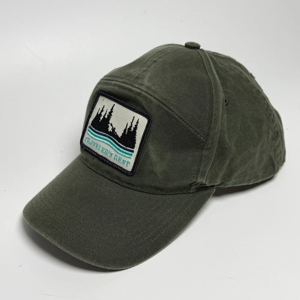 Richardson Outdoor 937 Olive Green 7-Panel Travelers Rest‎ Kayak Snapback Hat